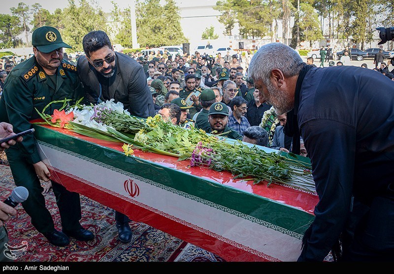 مراسم استقبال از پیکر سردار شهید غیب پرور 