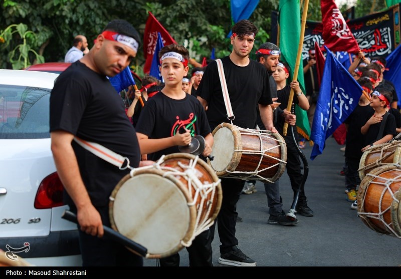 دسته عزاداری هیئت نوجوانان بسیجی تهران
