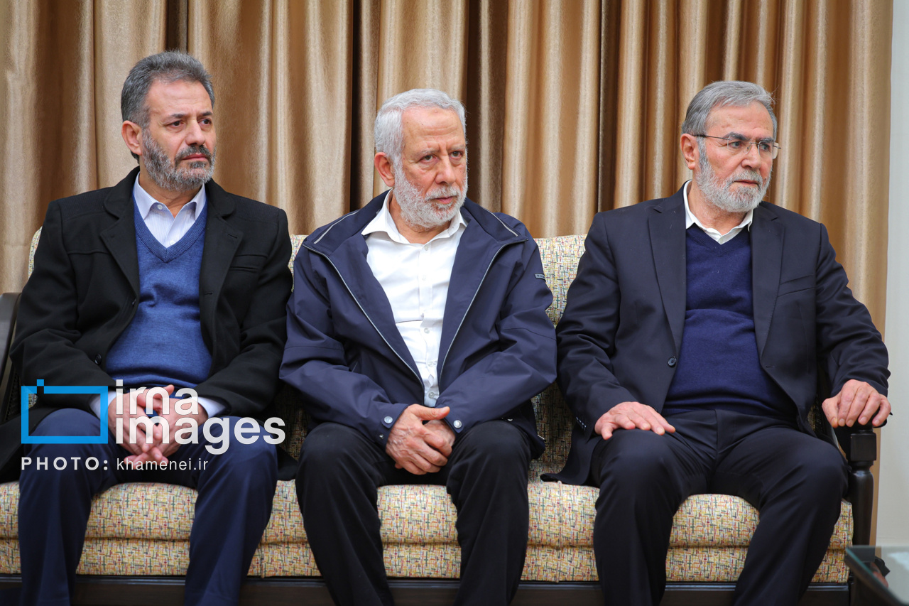 دیدار دبیرکل جهاد اسلامی فلسطین با رهبر انقلاب