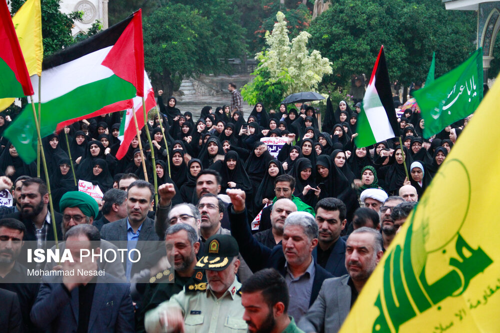 تجمع مردم ایران در اعتراض به شهادت اسماعیل هنیه