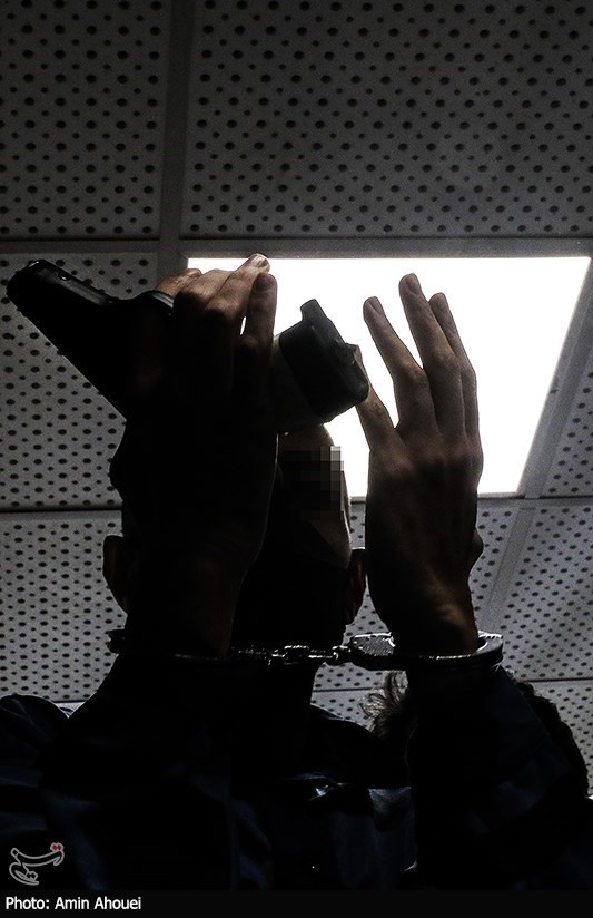  بازسازی صحنه سرقت مسلحانه از بانک