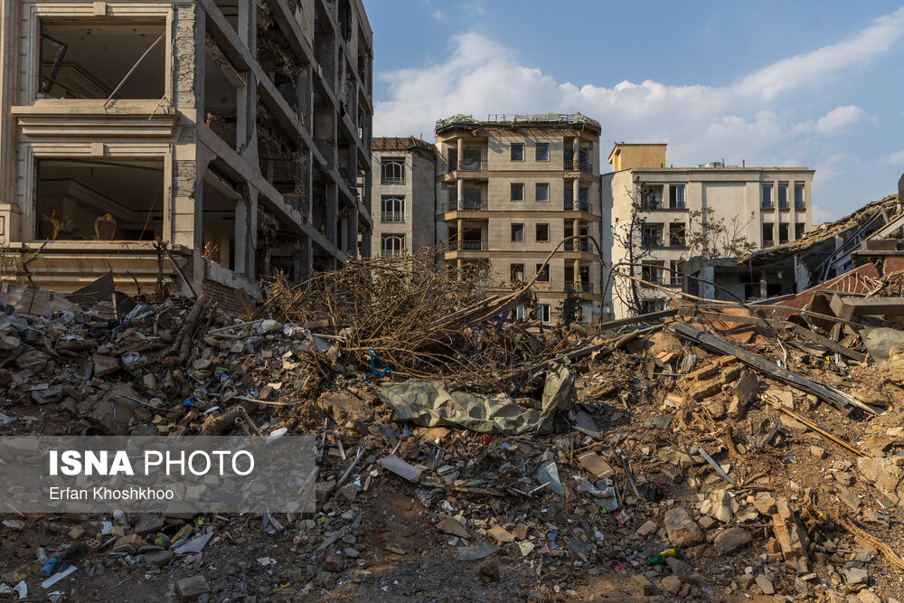 منازل مسکونی خسارت دیده منطقه ۴ تهران در جنگ تحمیلی ۱۲ روزه