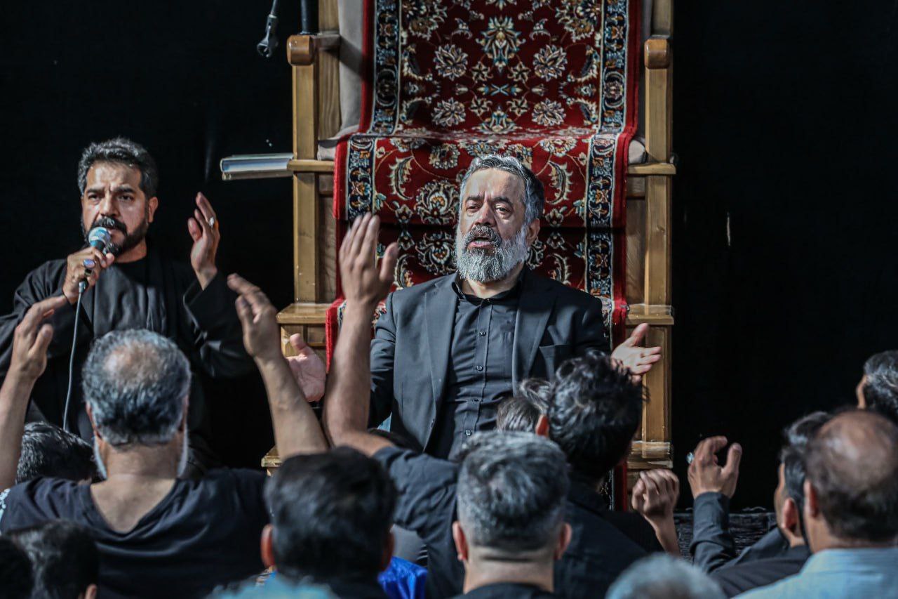 حضور قالیباف در اولین روز هیئت آل‌یاسین 