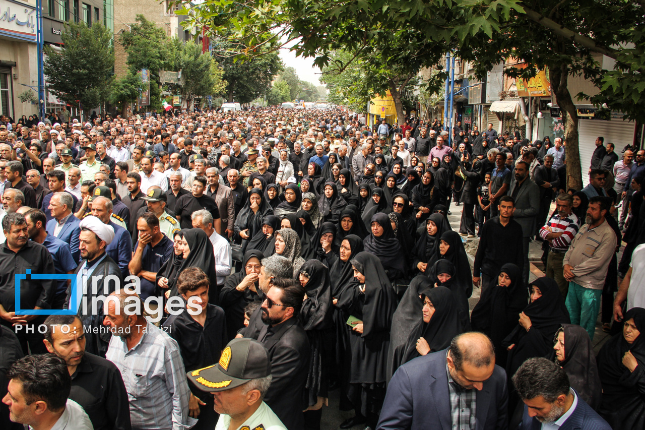 تشییع پیکر شهید مدافع وطن در ارومیه