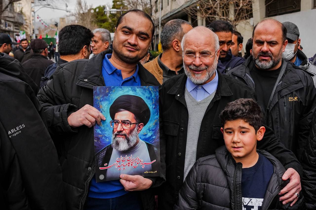 حضور قالیباف در در راهپیمایی یوم الله ۲۲ بهمن