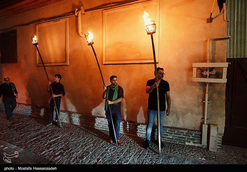 مراسم عزاداری سنتی دسته چوبی در گرگان 