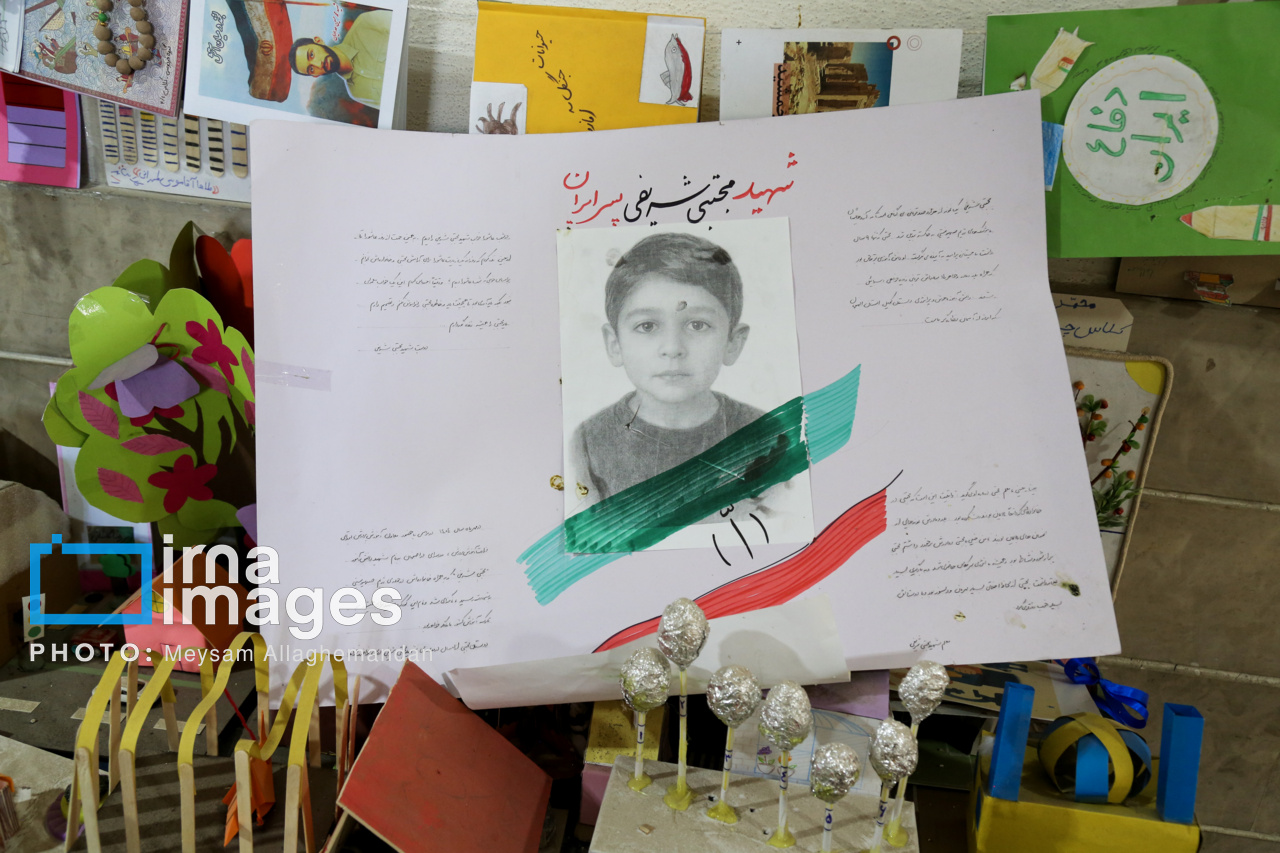 بقائی در مدرسه آسیب دیده شهید محلاتی
