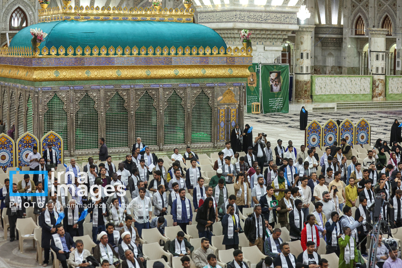 اربعین شهادت سید حسن نصرالله در حرم مطهر امام (ره)