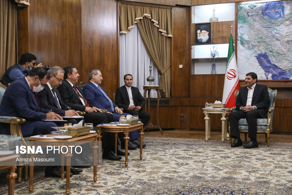 دیدار وزیر امور خارجه سوریه با مخبر