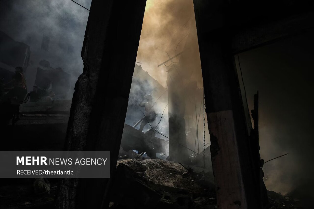 ویرانی‌های غزه در پی حملات وحشیانه رژیم صهیونیستی