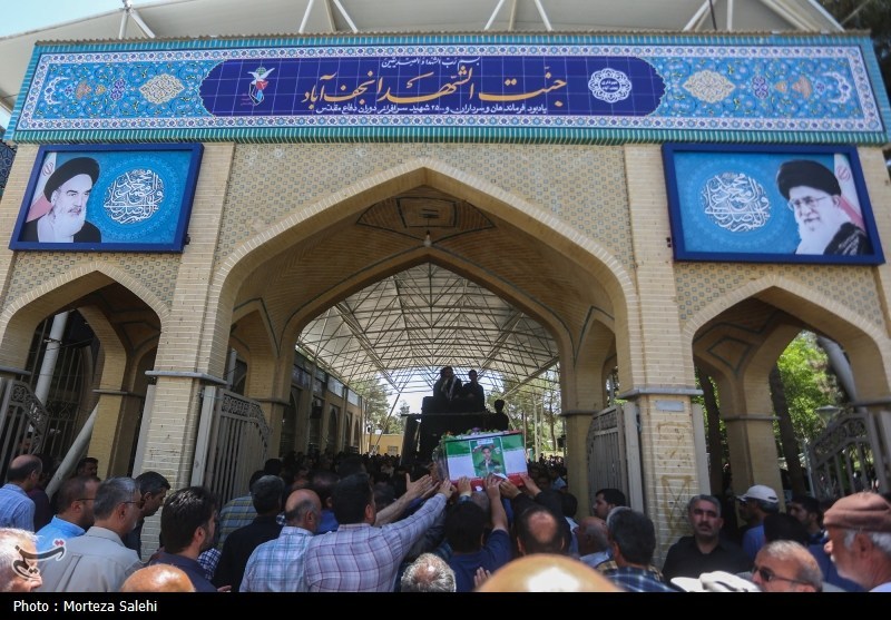 تشییع ۳ شهید حمله رژیم صهیونیستی در نجف آباد اصفهان