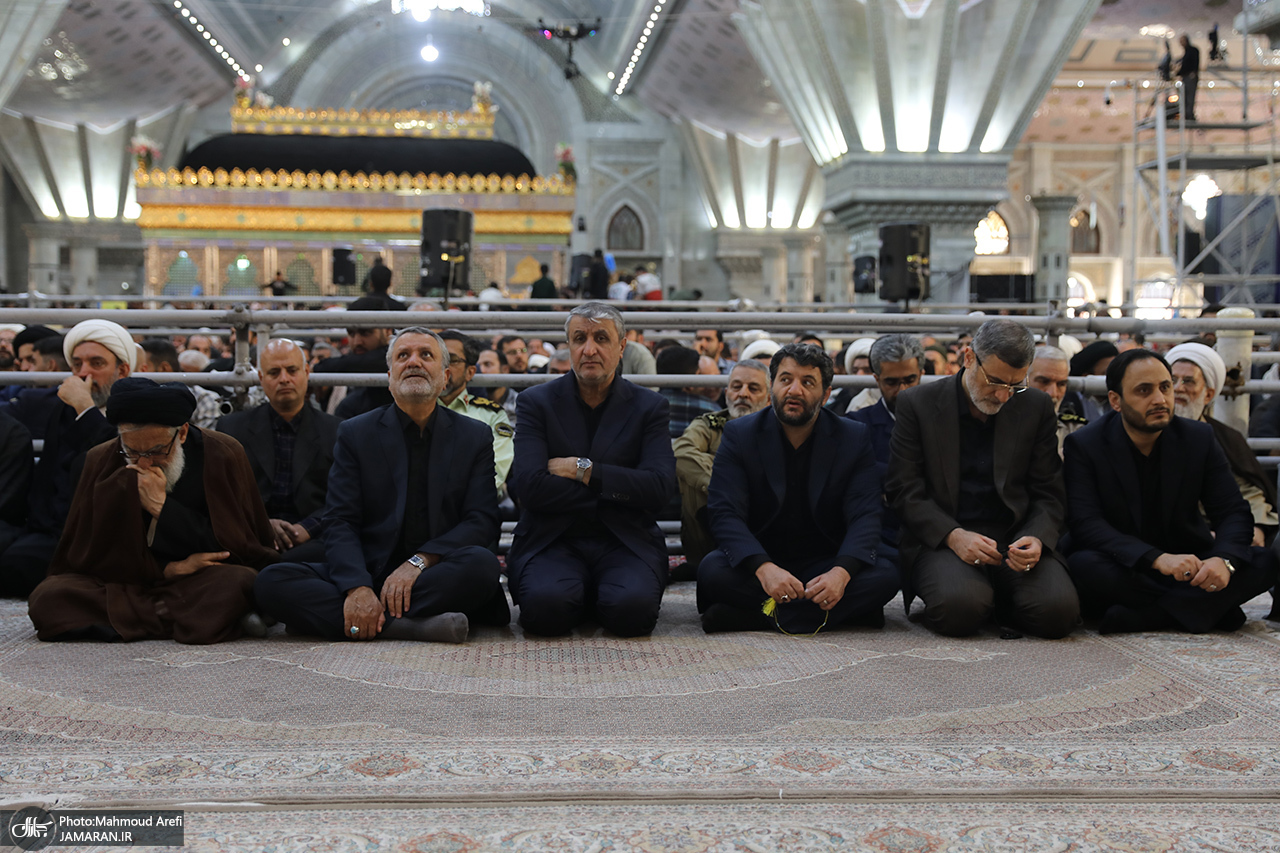 حضور شخصیت های سیاسی و لشکری در سالگرد ارتحال امام 