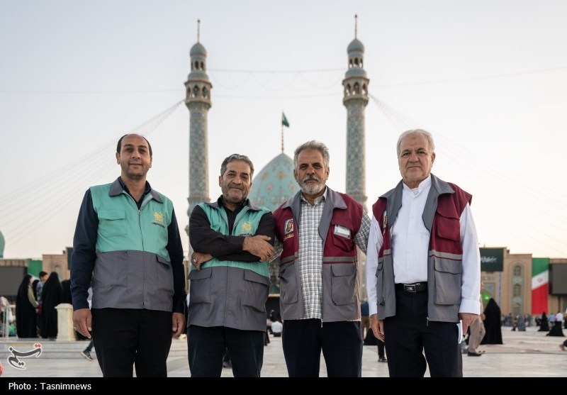 غروب نهم ربیع الاول در مسجد جمکران