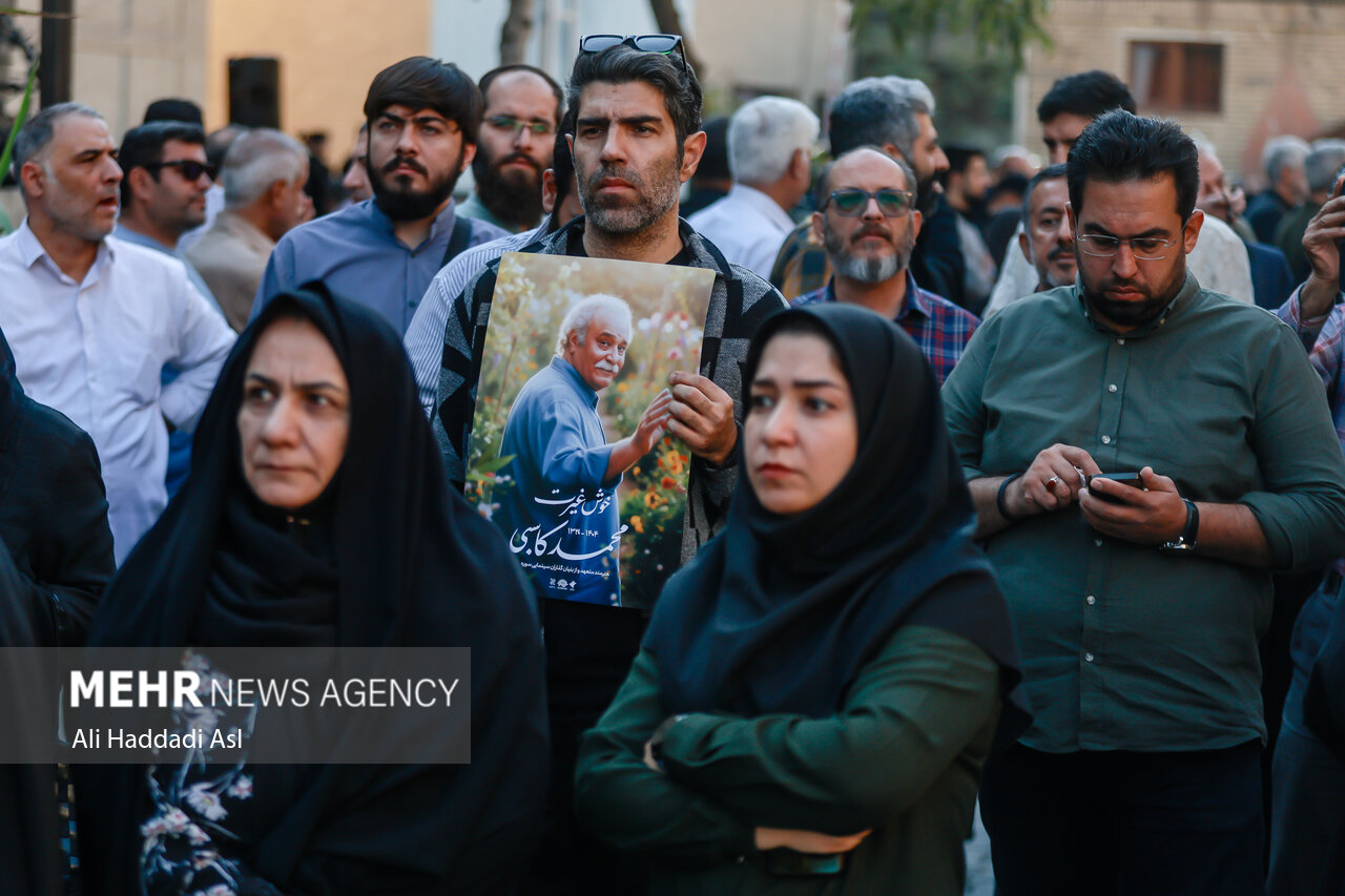 مراسم تشییع پیکر محمد کاسبی