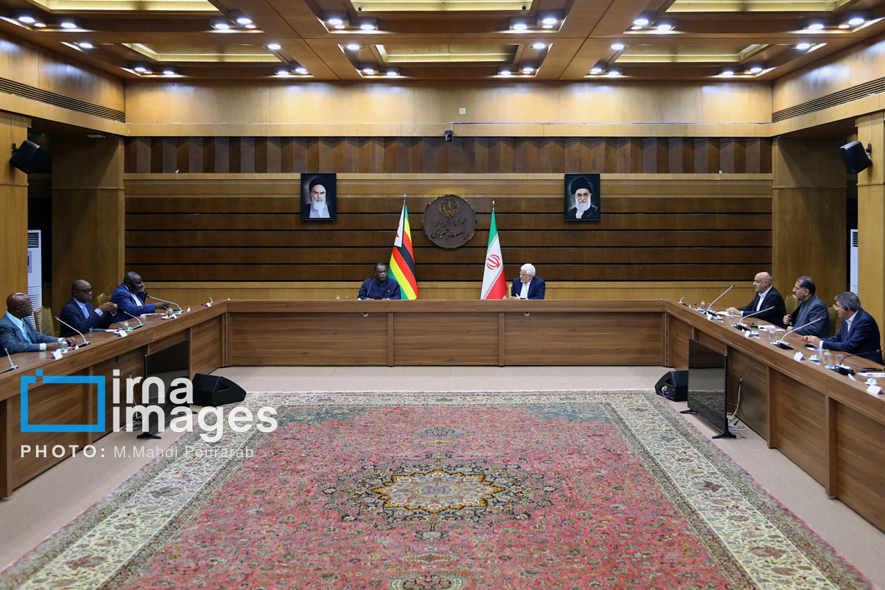 دیدار معاونین اول روسای جمهور ایران و زیمبابوه