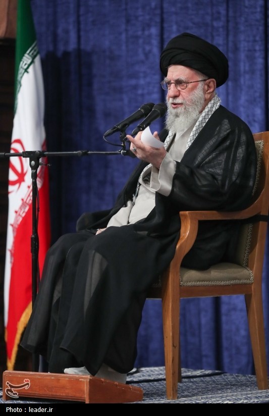 عزاداری شهادت امام رضا (ع) با حضور رهبر معظم انقلاب