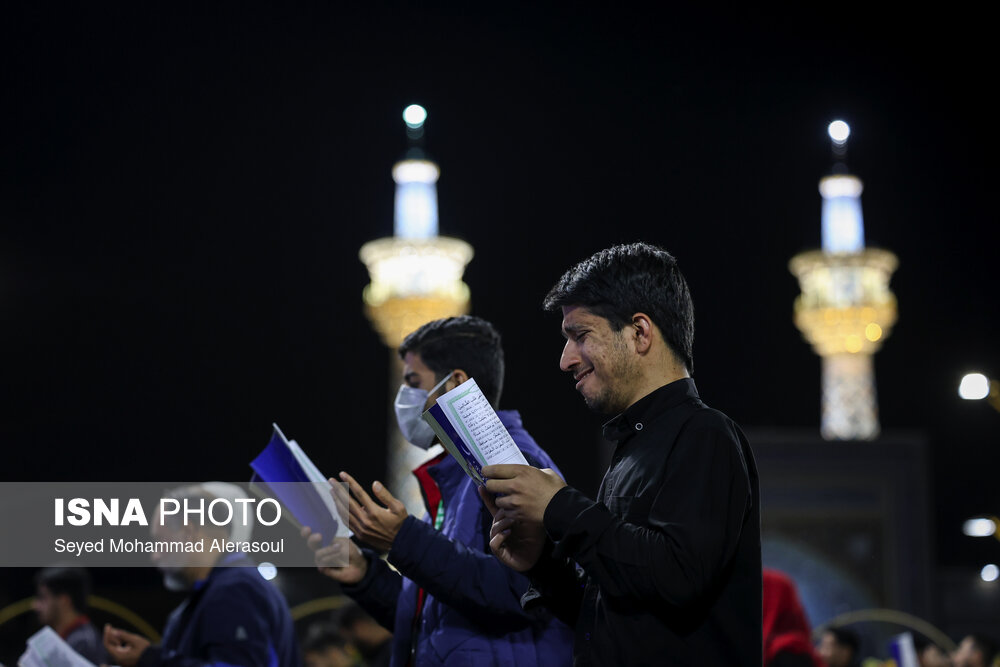 شب نوزدهم ماه مبارک رمضان در حرم مطهر رضوی