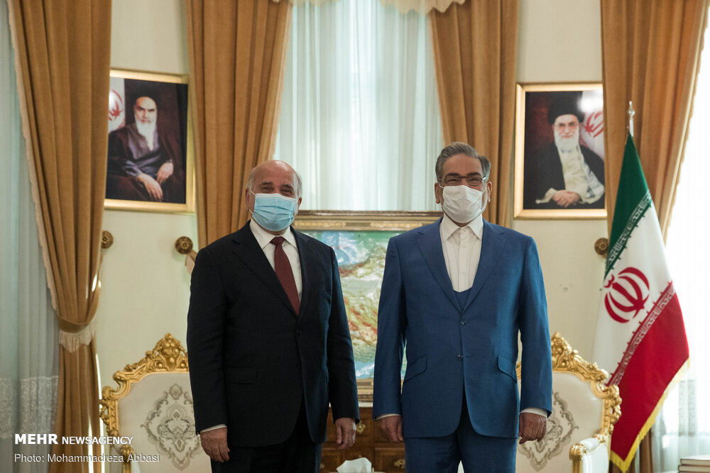 دیدار وزیر خارجه عراق با علی شمخانی