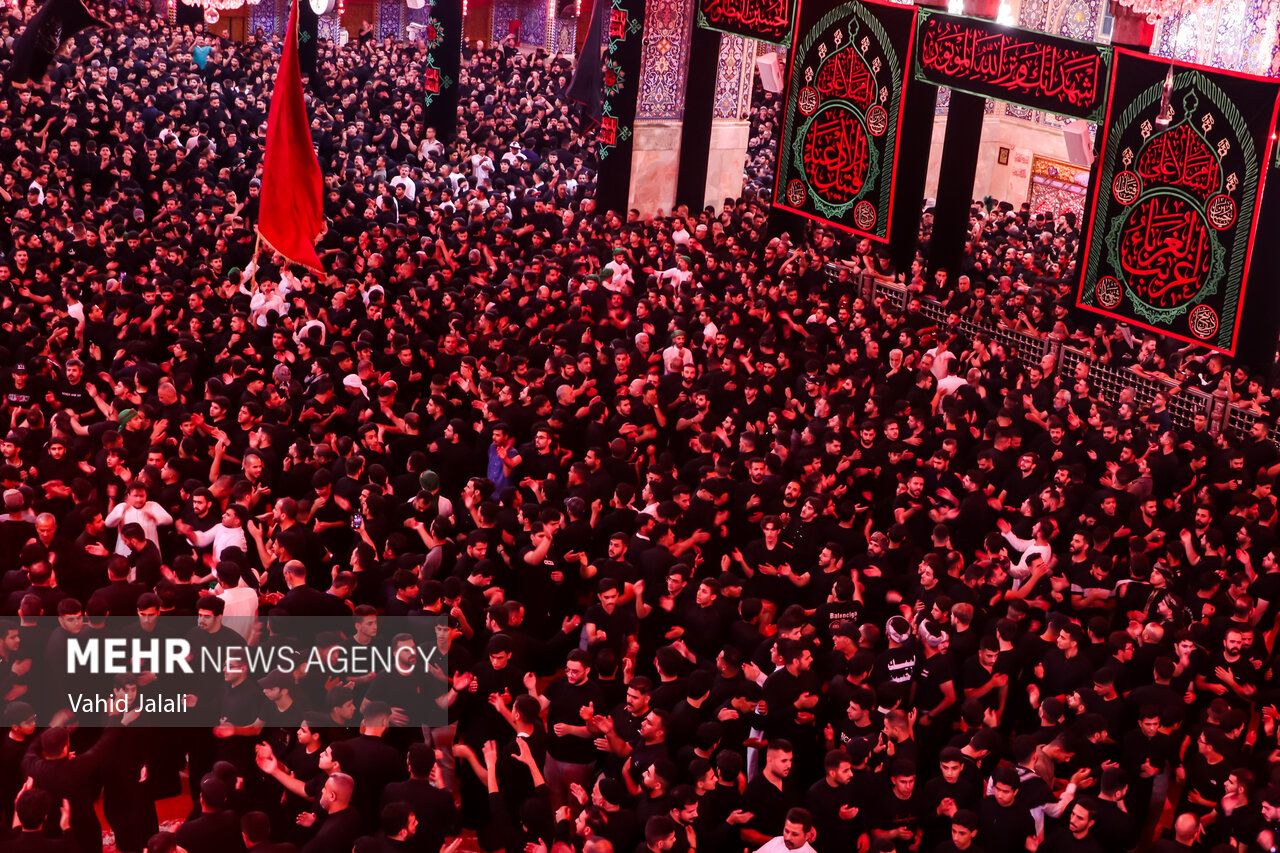 شب عاشورای حسینی در کربلای معلی