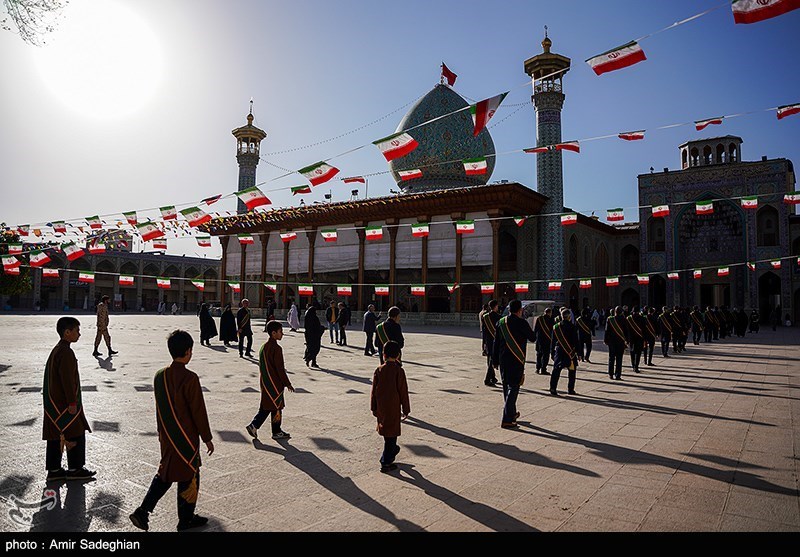 مراسم گلابشویی حرم مطهر حضرت شاهچراغ (ع) 