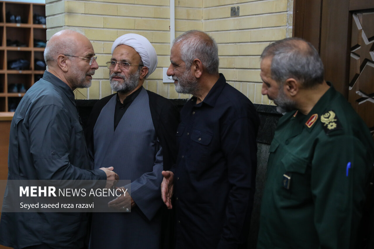 مراسم گرامیداشت اربعین شهدای هوافضای سپاه با حضور قالیباف 