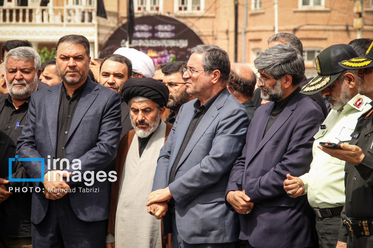 تشییع پیکر شهید مدافع وطن در ارومیه