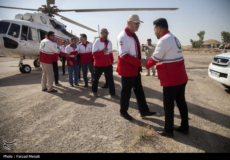 افتتاح پایگاه هلال احمر در مرز خسروی