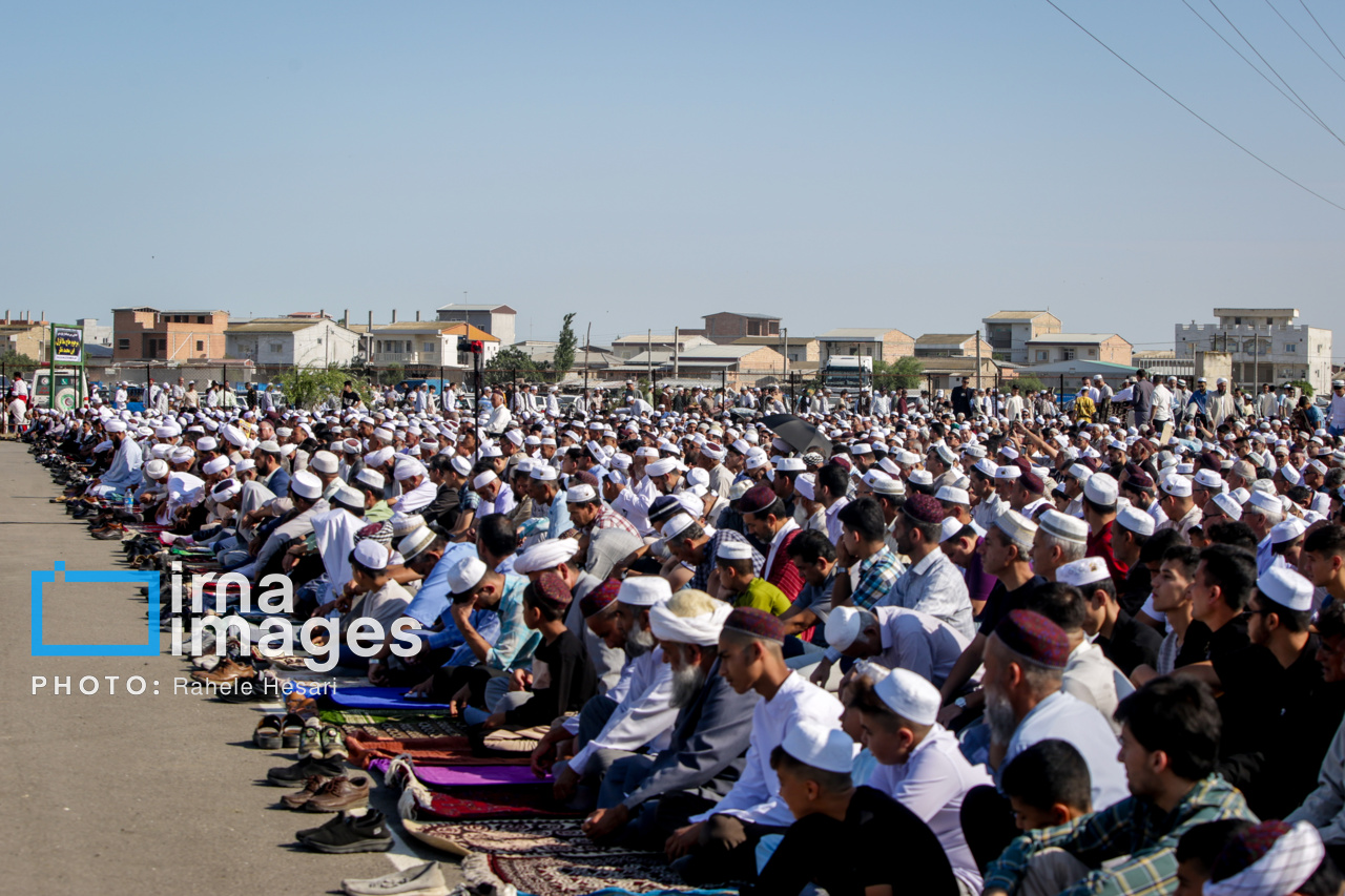 نماز عید «قربان» در بندر ترکمن