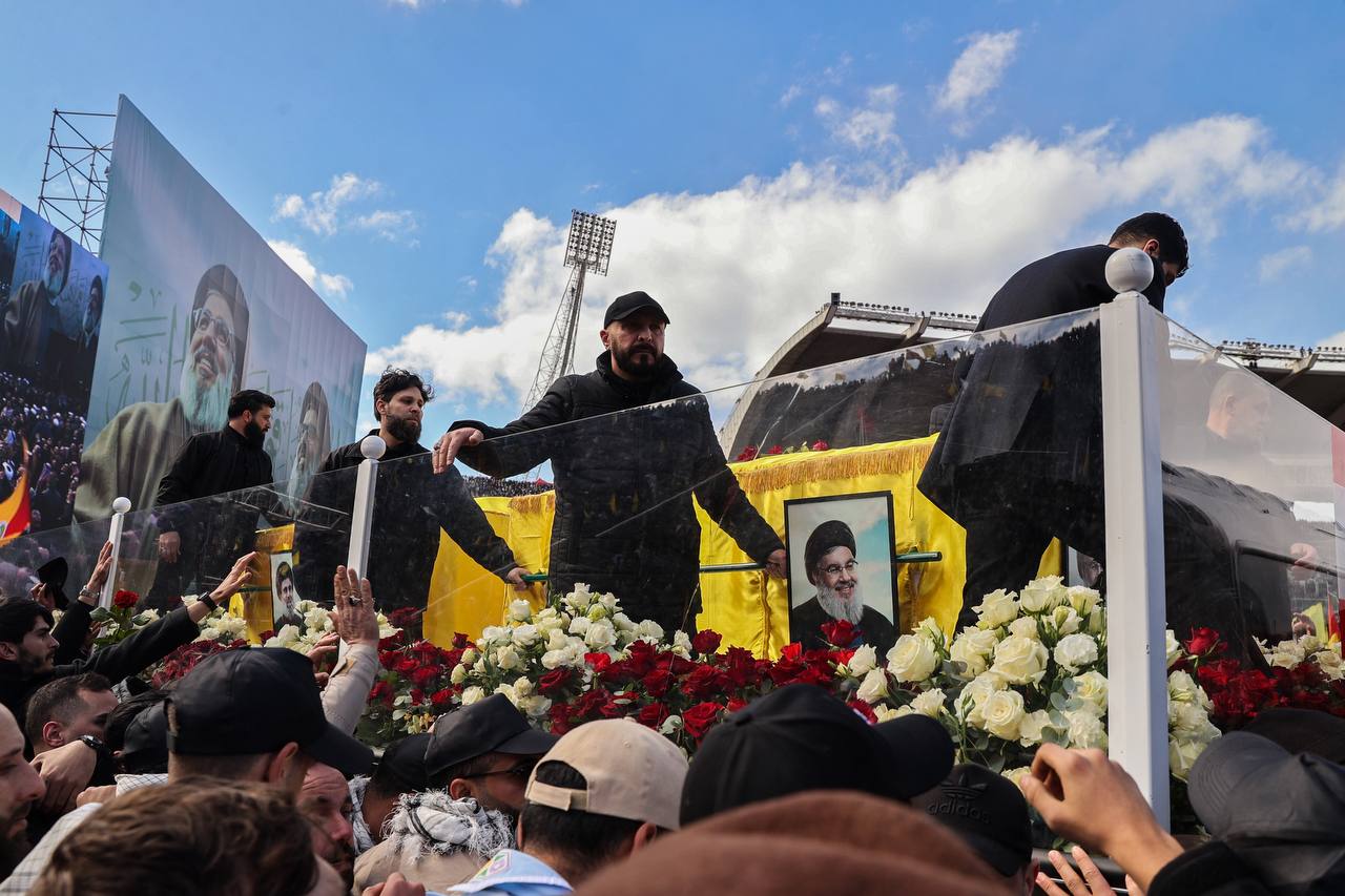 حضور قالیباف در مراسم تشییع پیکر رهبران شهید مقاومت