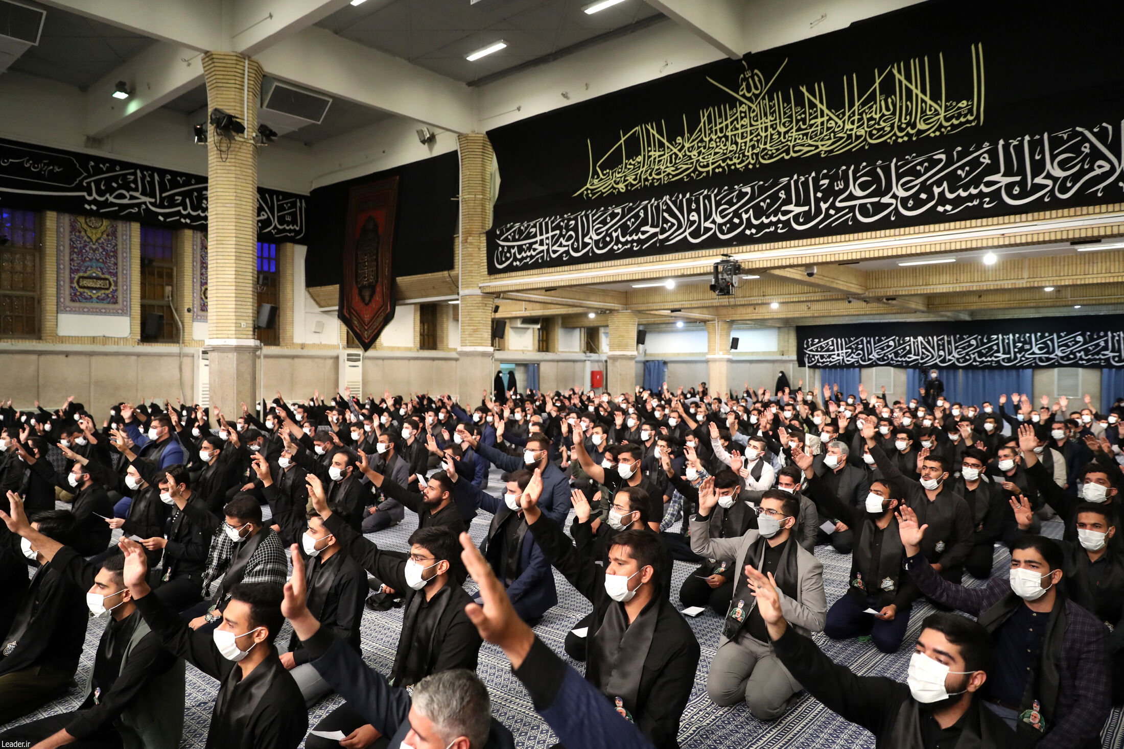 مراسم عزاداری اربعین حسینی با حضور رهبر انقلاب