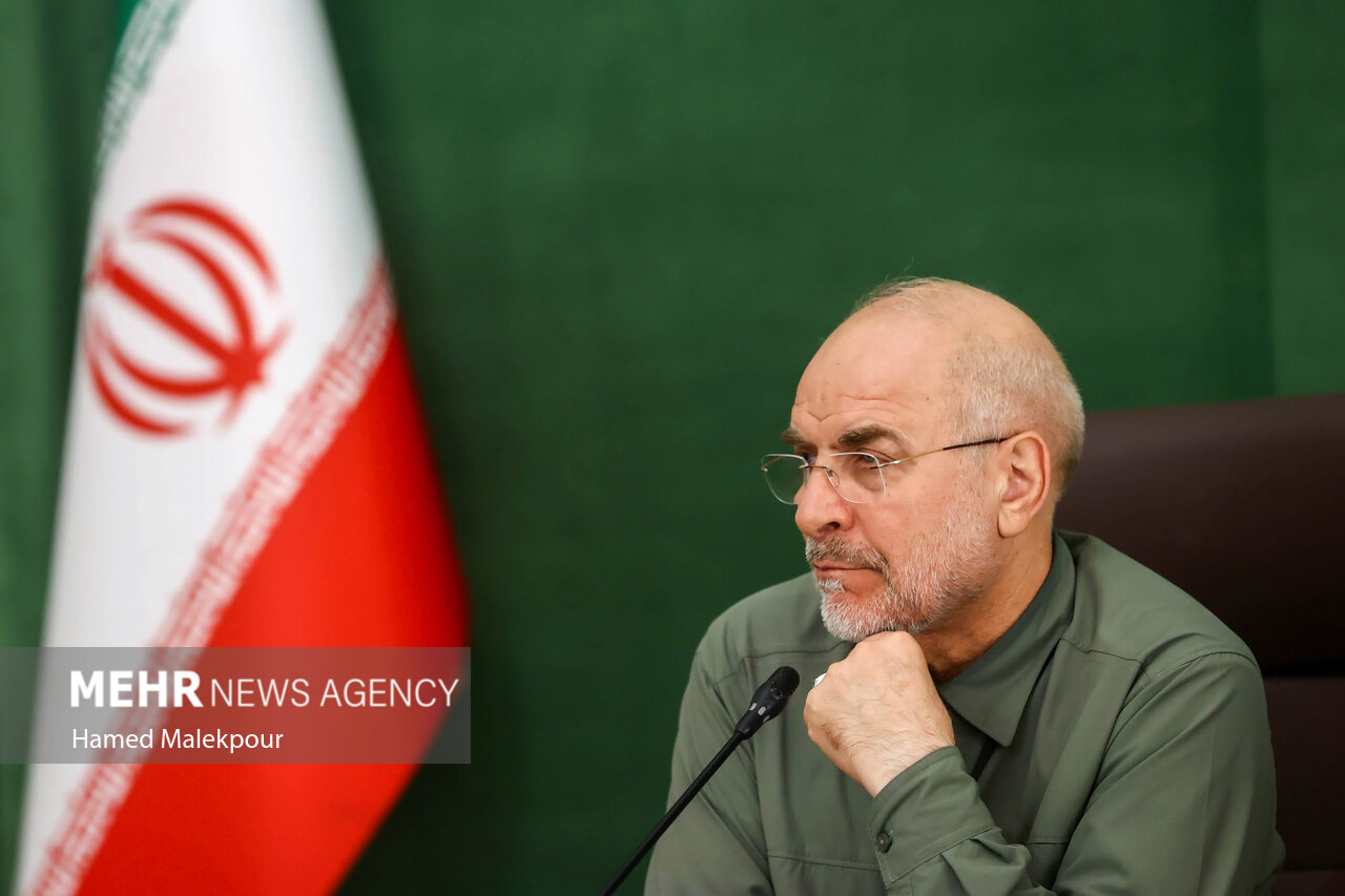 جلسه شورای هماهنگی مجلس با حضور قالیباف