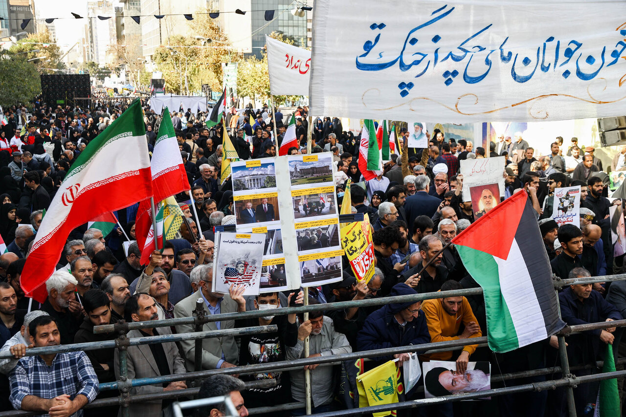 سخنرانی قالیباف در مراسم یوم‌الله ۱۳ آبان