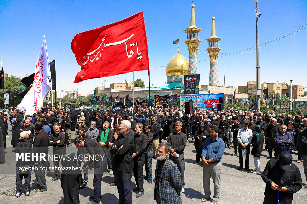 مراسم جاماندگان اربعین در استان‌ها