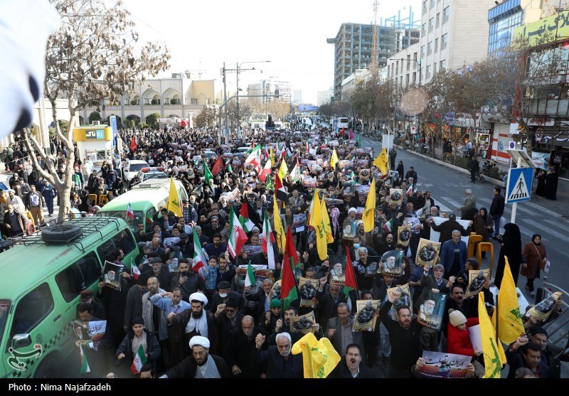 راهپیمایی سراسری محکومیت حمله تروریستی کرمان