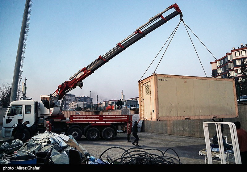  برپایی بیمارستان سیار ارتش در جنوب ترکیه