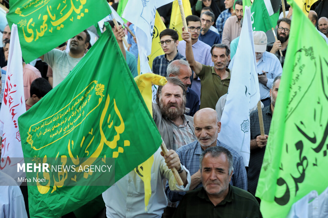 مراسم جشن بیعت با امام زمان(عج) در تبریز