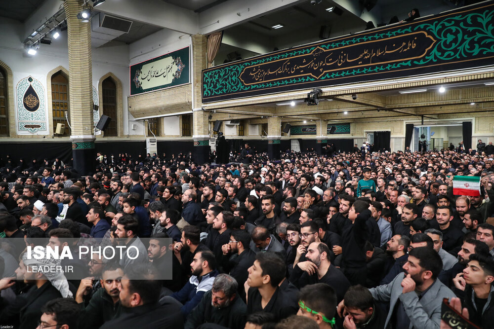 سومین شب مراسم عزاداری در حسینیه امام خمینی(ره)