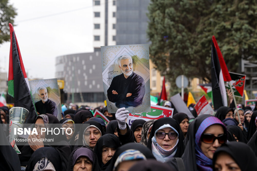 راهپیمایی مردم سراسر کشور در محکومیت جنایات رژیم صهیونیستی