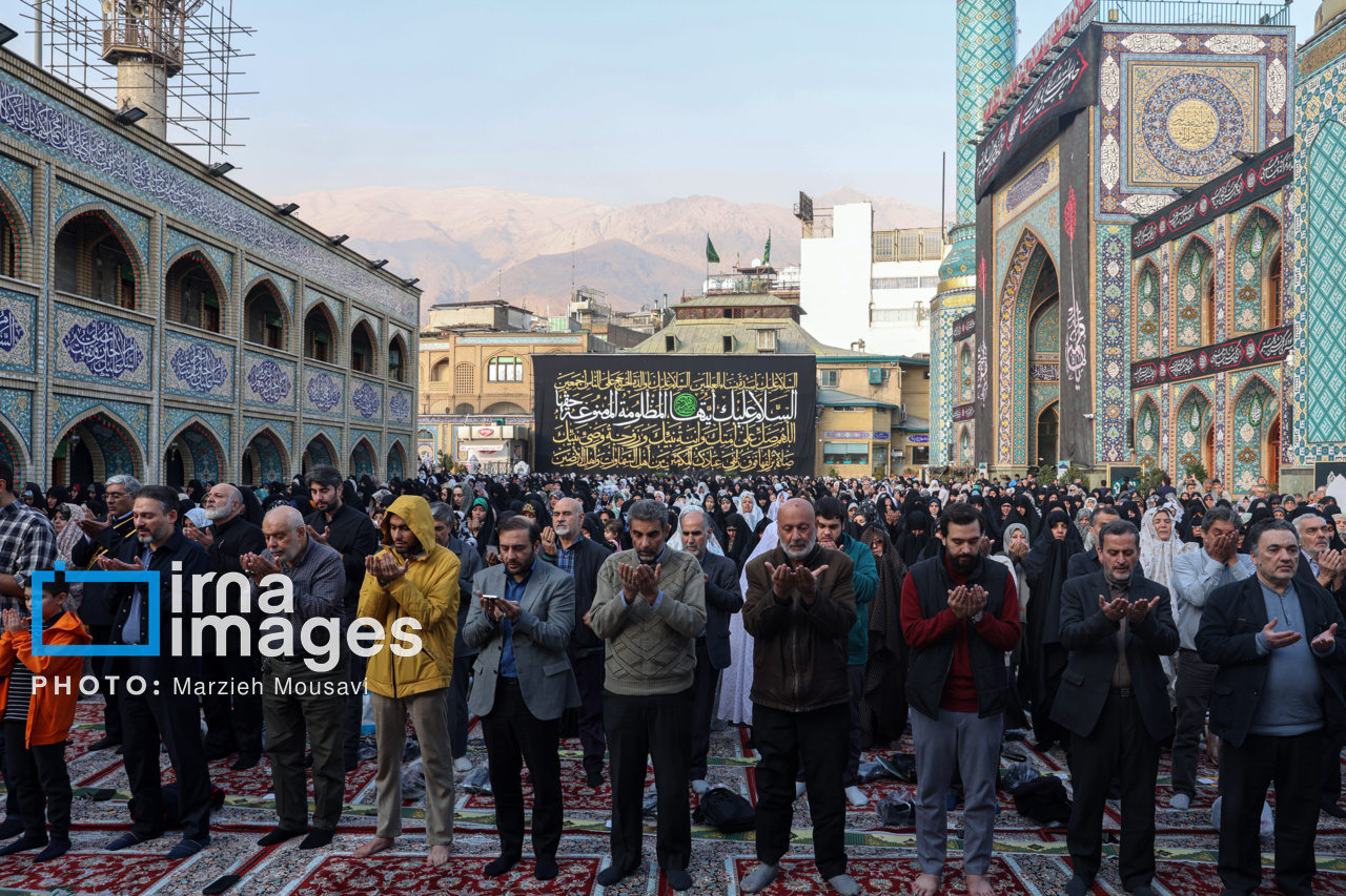 اقامه نماز باران - امامزاده صالح (ع)