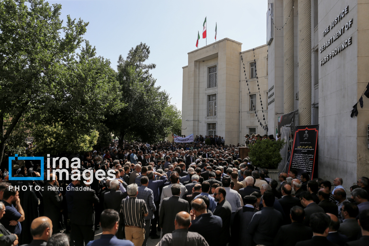 تشییع پیکر مطهر شهیدقاضی « احسان باقری»