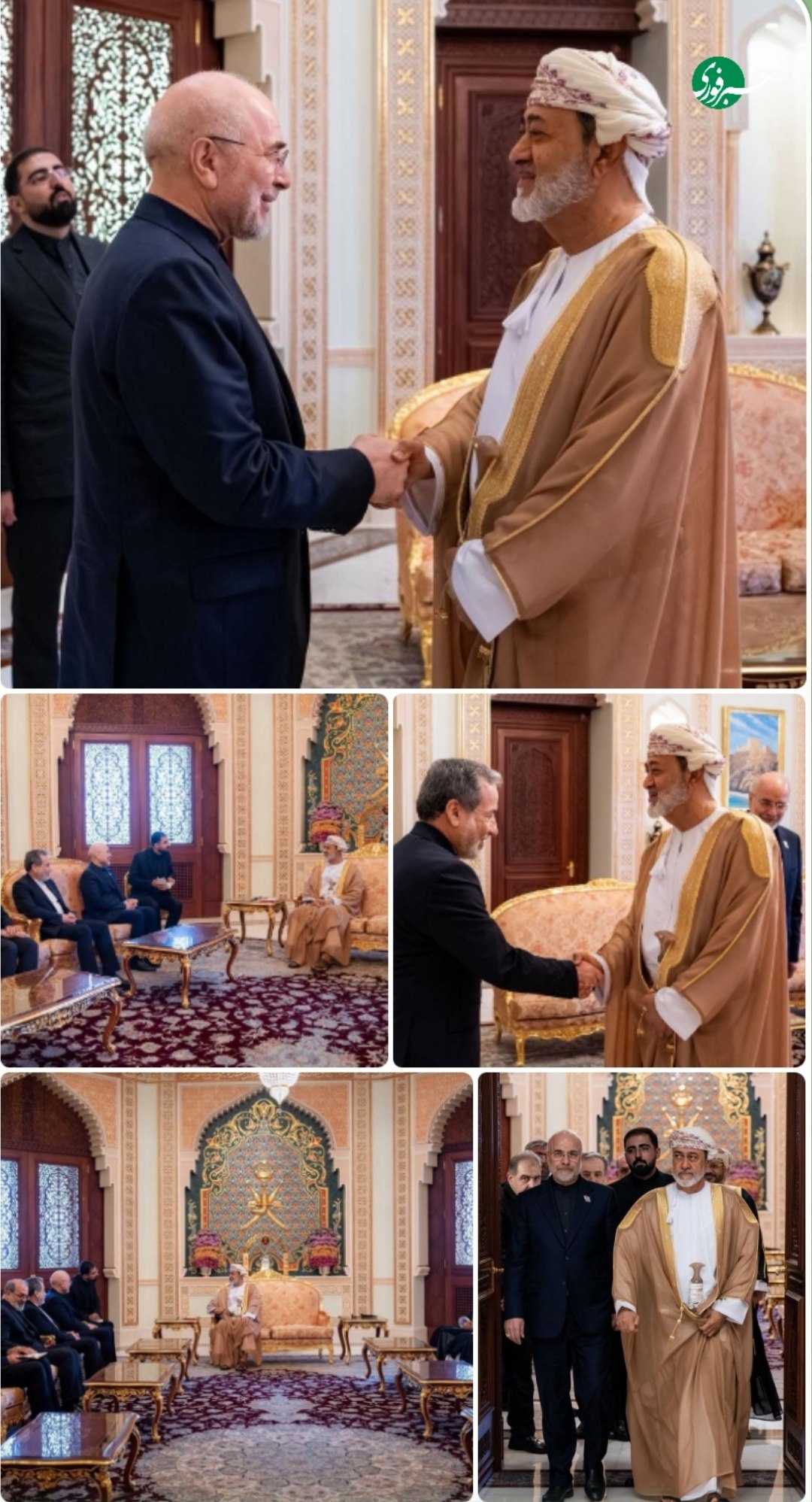 قالیباف سلطان عمان
