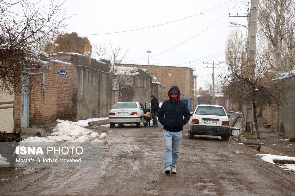 بارش برف بهاری - اهر