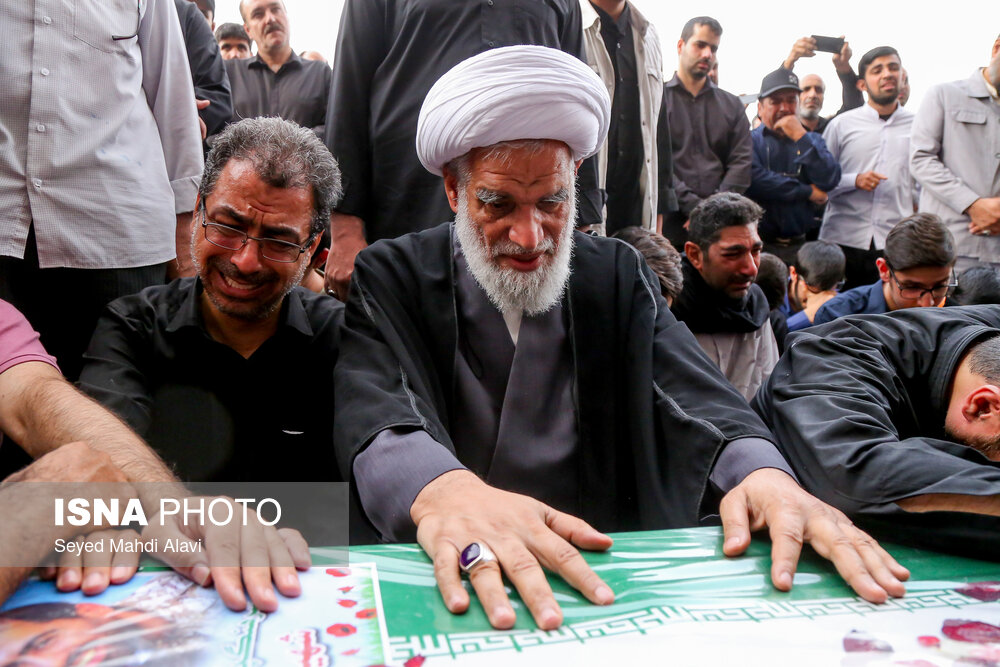 تشییع و تدفین پیکر شهید میثم سلگی