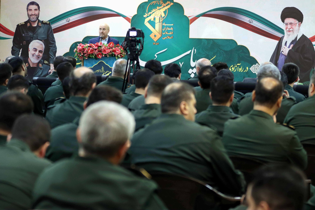 قالیباف در جمع یگان حفاظت مجلس