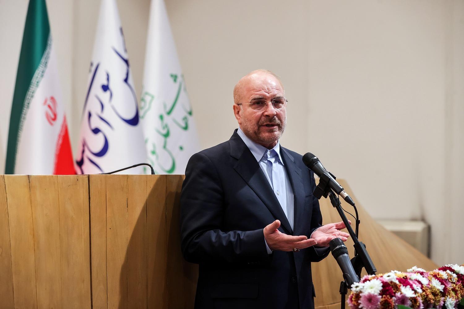 حضور قالیباف در مراسم گرامیداشت هفته پژوهش