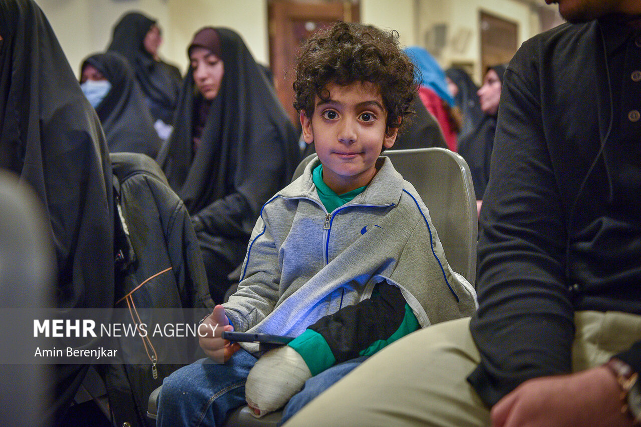 مراسم چهلمین روز شهدای شاهچراغ(ع) با حضور رئیس مجلس