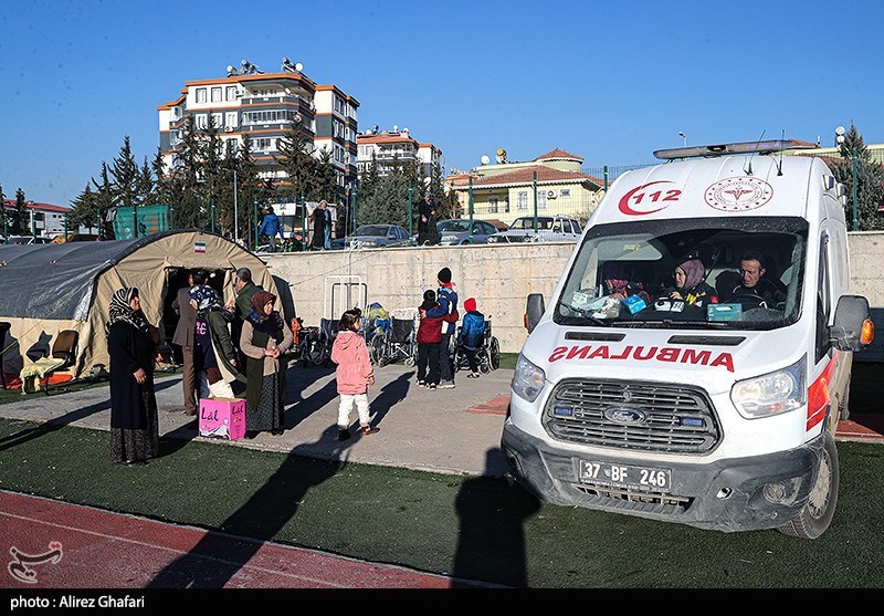  برپایی بیمارستان سیار ارتش در جنوب ترکیه