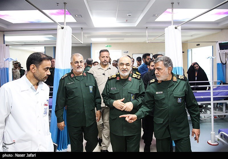 حضور سردار سلامی در افتتاح بیمارستان تخصصی و فوق‌تخصصی حضرت نبی اکرم(ص)