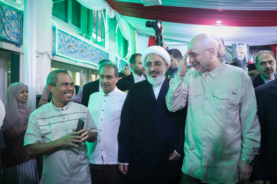 حضور قالیباف در مرکز فرهنگی اسلامی اندونزی