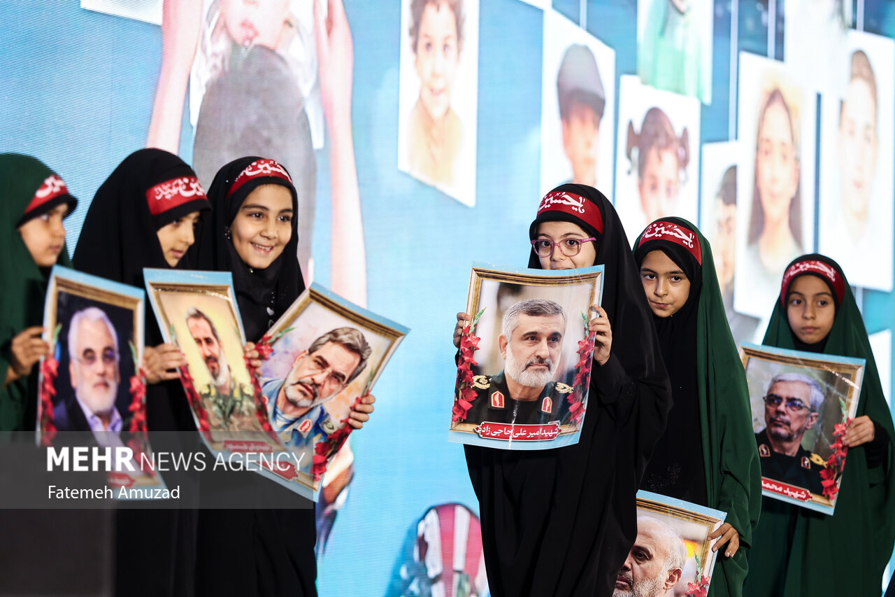 مراسم اربعین شهدای اقتدار ایران